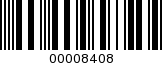Barcode Image 00008408