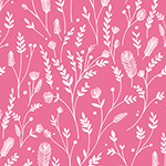 Ferns in Pink