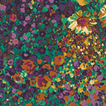 Painterly Petals - Floral Canvas in Harvest